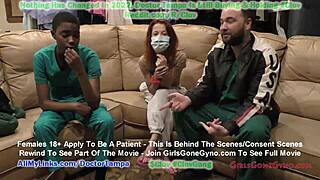 Stacy Shepard Examines Jewel's Sweaty Feet in Latex Gloves