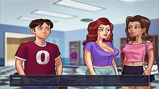 Summer Time Saga UNC Part 3 - Eve Flashing