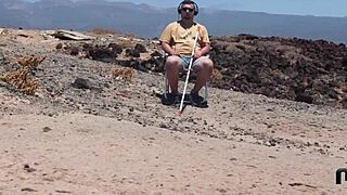 Public humiliation and big boobs in outdoor porn