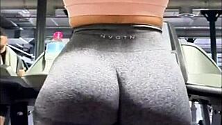 teen 18+ shows thick tight ass teasing