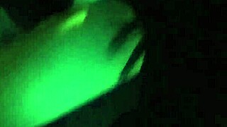 Look at chava fucking in front of the mirror in her black dress!