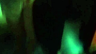 Look at chava fucking in front of the mirror in her black dress!