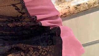 Want to see her fucking in the kitchen?