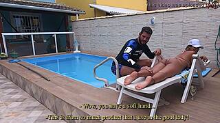 Pool Cleaner Visits While Husband Is Away