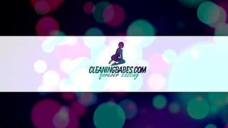 Babes Clean And Masturbate With Toys