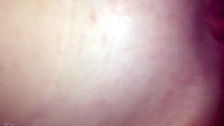 Fucking my chick from the bottom view, so hot!