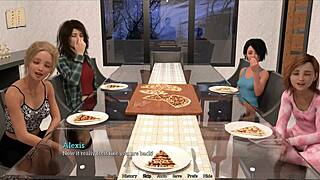 Sexual adventures in a visual novel