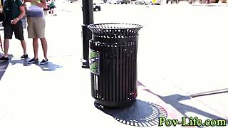 Pov teen gets big cock cum sprayed