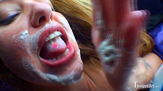 mckensie creme's tongue fetish drives me wild