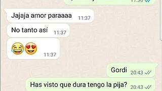 i was talkin to my latina girlfriend bout our fuckin on the phone