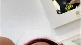 Did you see that big cock creampie in her ass?