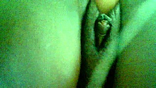 She bends over in doggystyle, using a dildo to fuck herself to orgasm.