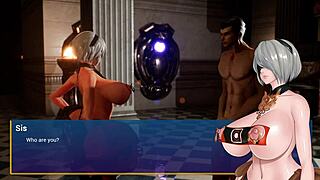 Doctor's seductive journey through a Nier-themed maze