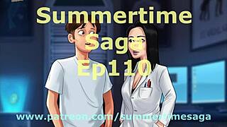 summertime saga episode 110 features brunette teacher in game adventure