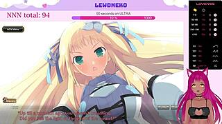 Vtuber Lewdneko Plays Evenicle Part 1 And Gets Creampied