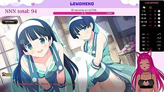 Vtuber Lewdneko Plays Evenicle Part 1 And Gets Creampied