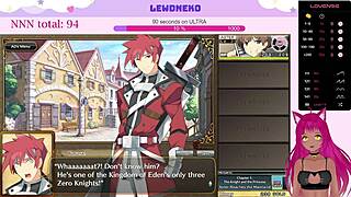 Vtuber Lewdneko Plays Evenicle Part 1 And Gets Creampied