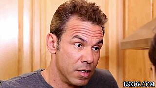 pornstar babe gets drilled hard in high-def group action