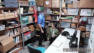 blowjob while discussing habitual theft with asian police