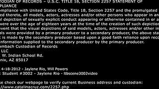 Jaylene Rio, a busty babe with natural boobs, enjoys titty fucking