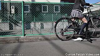 dirty trace fetish with asian japanese