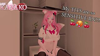 I Ride A Washing Machine In My Cat Girl Outfit While You Watch