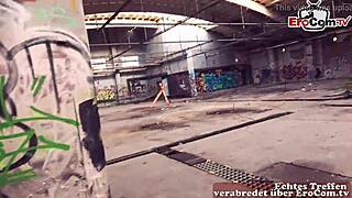 Just picked up this 18-year-old German teen online for a quick outdoor sextreffen in POV style.