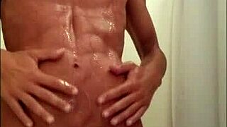 fucking myself with dildo in wet shower 😏