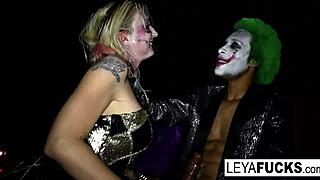 Harley Quinn Cosplay Babe Gets Fucked By Joker In Costume