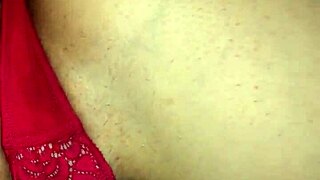 Wife intensely rubbing and fingering her wet pussy for pleasure