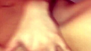 Wife intensely rubbing and fingering her wet pussy for pleasure