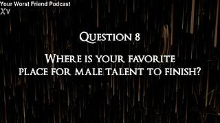 inside the pornstar studio, alexa payne gets interviewed and cast for cumshot scenes