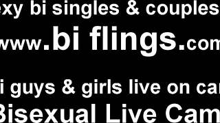 Watch this intense threesome with bisexual femdom and cock sucking.