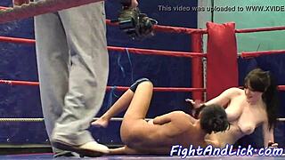 Man, those European lezzies are wrestling and pussylicking like crazy!