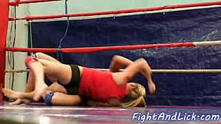 Glamour Babes Wrestling And Detailed Pussy Licking