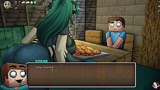 Milf Cookies Hornycraft Parody With Big Tits And Ass