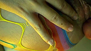 Watch this evening close up fuck and cum inside hairy pussy!