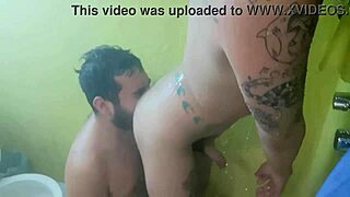 i'm fucking my guy in the shower, feeling every inch of his cock