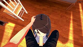 Mika Takes a POV Facial Before Doggystyle Pounding in Girls Und Panzer Hentai