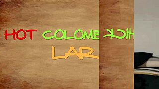 hot colombian chick larisa goes solo on webcam 😍