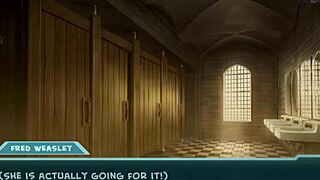 Hermione In Glory Hole Hentai Cumshot Scene