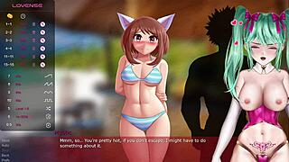 Lewd voice actor streams Hentai game with Hentai camgirl