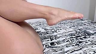 Teasing Body Exploration With Foot Fetish