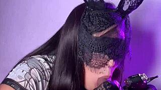 Petite Brunette Whore Gives Sloppy Blowjob With Dirty Talk