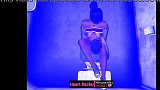 paying rent with sex in cartoon style.