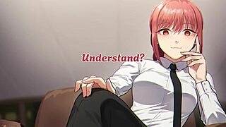 joi makima trains slave with femdom humiliation feet bondage