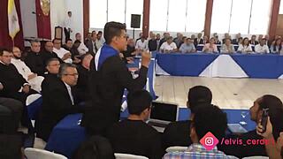 Lesther Aleman And Daniel Ortega In Intimate Encounter