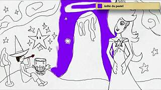 Watch Rosalina trash the blue witch and shy guy with her pee! Is that hot?