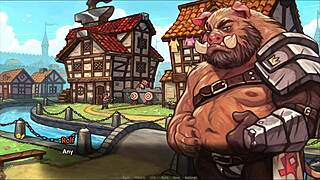 My Pig Princess Hentai Game: Chubby Furry in Bikini on Public Beach