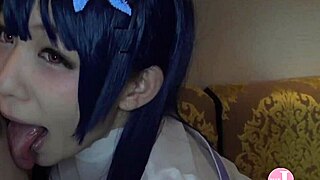 Japanese cosplay babe receives doggystyle creampie - Part 1